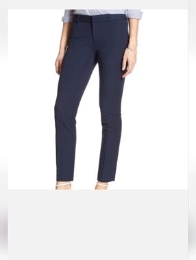 Banana Republic Sloan Tailored Dress Pant On Midnight Navy